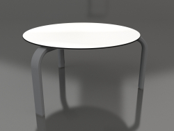 गोल कॉफ़ी टेबल Ø70 (एन्थ्रेसाइट)