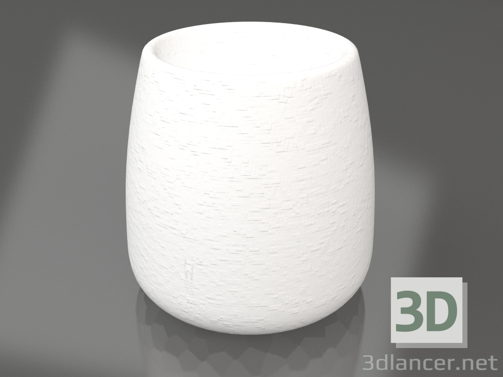 3D Modell Blumentopf 1 (Weiß) - Vorschau