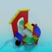 3 डी मॉडल बच्चों के खेल के लिए घर - पूर्वावलोकन
