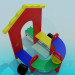 3d модель Дитячий будиночок для ігор – превью