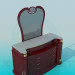 3d model Vanity with Golden accents - preview