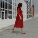 modèle 3D de Femme en robe rouge acheter - rendu
