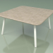modello 3D Tavolino 011 (Metallo Latte, Pietra Farsena) - anteprima