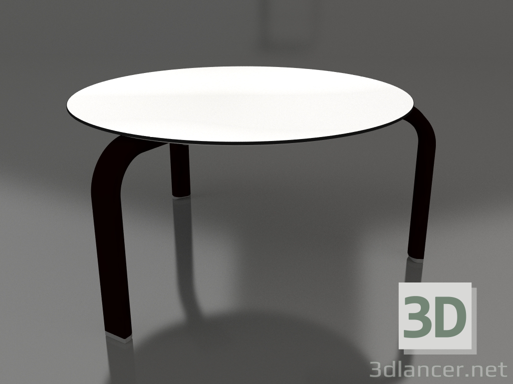 3D Modell Runder Couchtisch Ø70 (Schwarz) - Vorschau