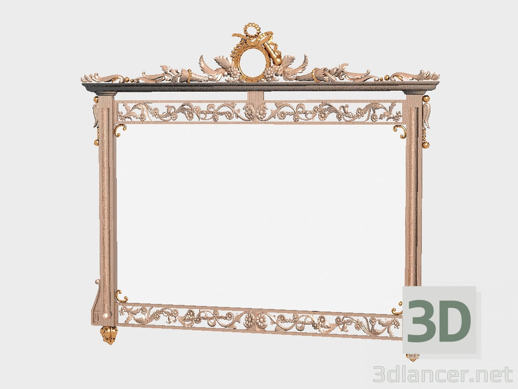3D modeli Ayna - önizleme