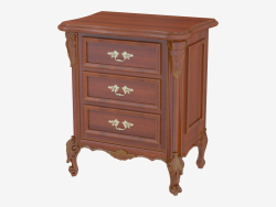 Bedside table three drawers BN8833 (wood)