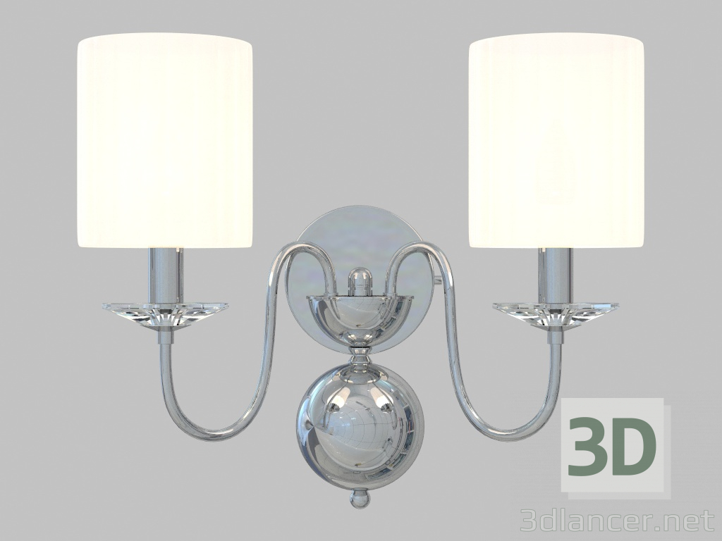 3D Modell Wandlampe (1312A weiß) - Vorschau