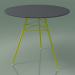 3d model Outdoor table with a round worktop 1814 (H 74 - D 79 cm, HPL, V37) - preview