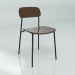 3D modeli Sandalye 52° - 12° KOPENHAG - önizleme