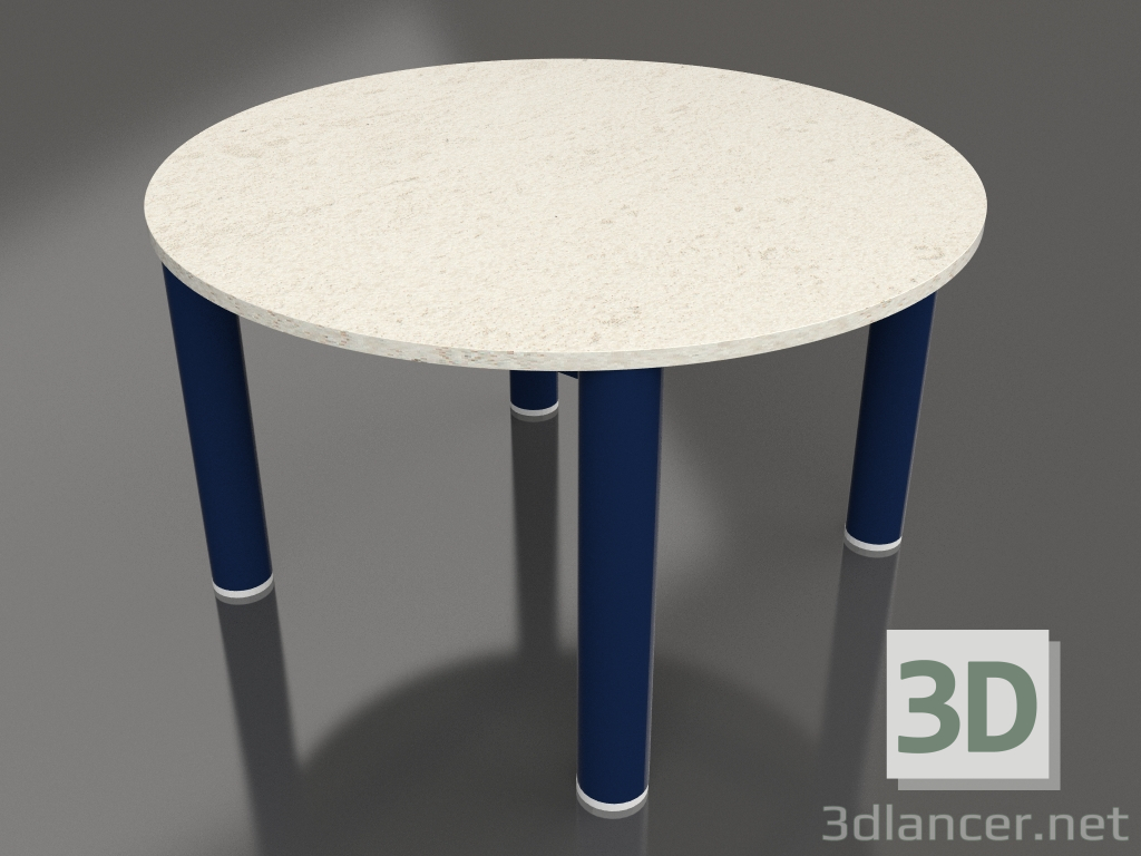 modello 3D Tavolino P 60 (Blu notte, DEKTON Danae) - anteprima