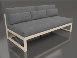 Modular sofa, section 4, high back (Sand)