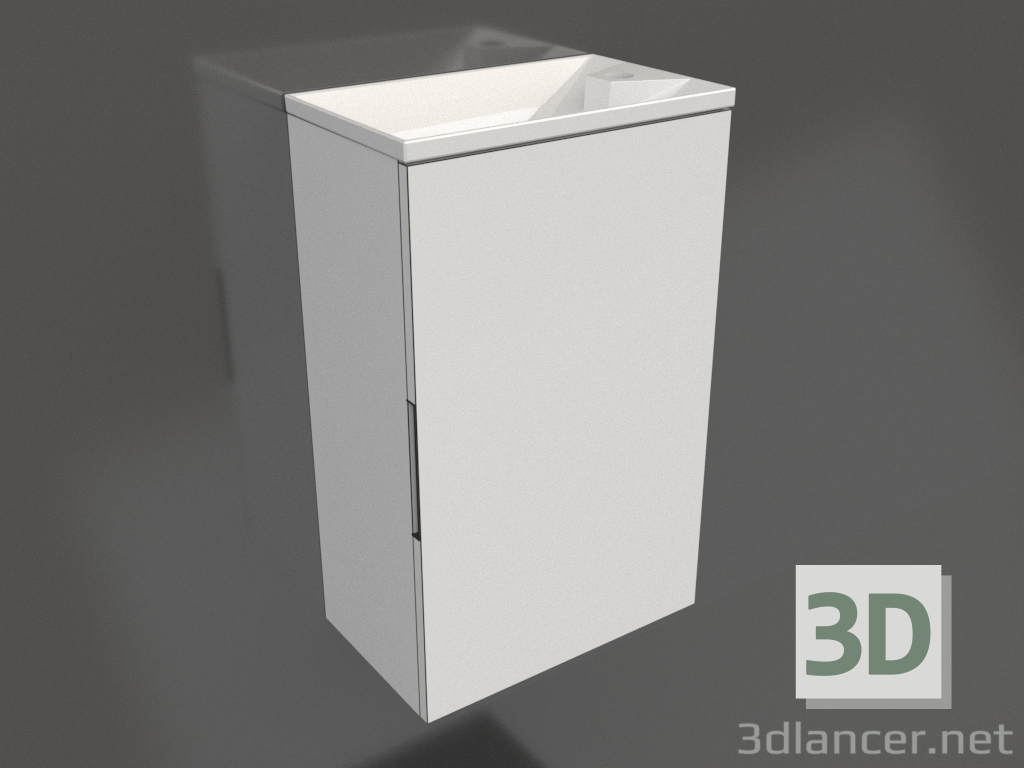 3D Modell Hängeschrank 40 cm (ACC0104W) - Vorschau