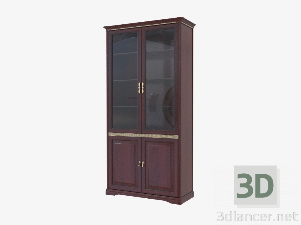 3 डी मॉडल किताबों के लिए दो दरवाजे का मामला (1125х2199х447) - पूर्वावलोकन