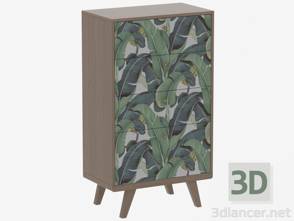 3d model High chest of drawers THIMON (IDC006005025) - preview