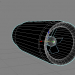 ventilador fan tunel tunnel 3D modelo Compro - render