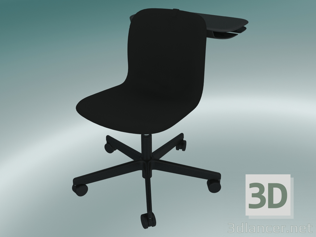 3d model Learn chair with side table - preview