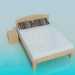 3D Modell Bett-Sockel - Vorschau
