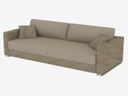 Modern leather sofa Cassandra (240х100х75)