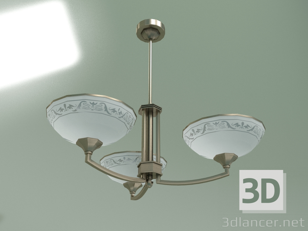 modello 3D Lampadario DECOR KLOSZ DEC-ZW-3 (P) - anteprima