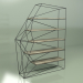 3D Modell Bücherregal ROCK (graue Esche) - Vorschau