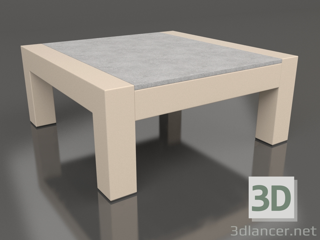 3D Modell Beistelltisch (Sand, DEKTON Kreta) - Vorschau