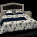 modèle 3D de Mer style lit double avec tête de lit Mobax 5198844 acheter - rendu