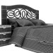 3D Deniz tarzı çift kişilik yatak yatak başı Mobax 5198844 ile modeli satın - render