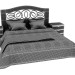3d Двоспальне ліжко з узголів'ям Mobax 5198844 модель купити - зображення