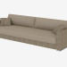 3d model Leather sofa modern Cassandra (280х100х75) - preview