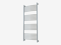 Heated towel rail Bohemia + curved (1200x500)