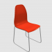 3d модель пластиковый стул – превью