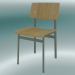 3d model Loft Chair (Oak, Dusty Green) - preview