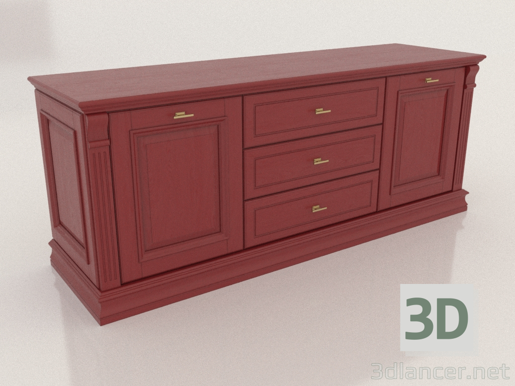 3d model TV stand (Chateau) - preview