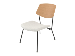 Strain low chair with soft seat h77