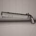 modello 3D di Fucile a pietra focaia pistole silicio zona II comprare - rendering