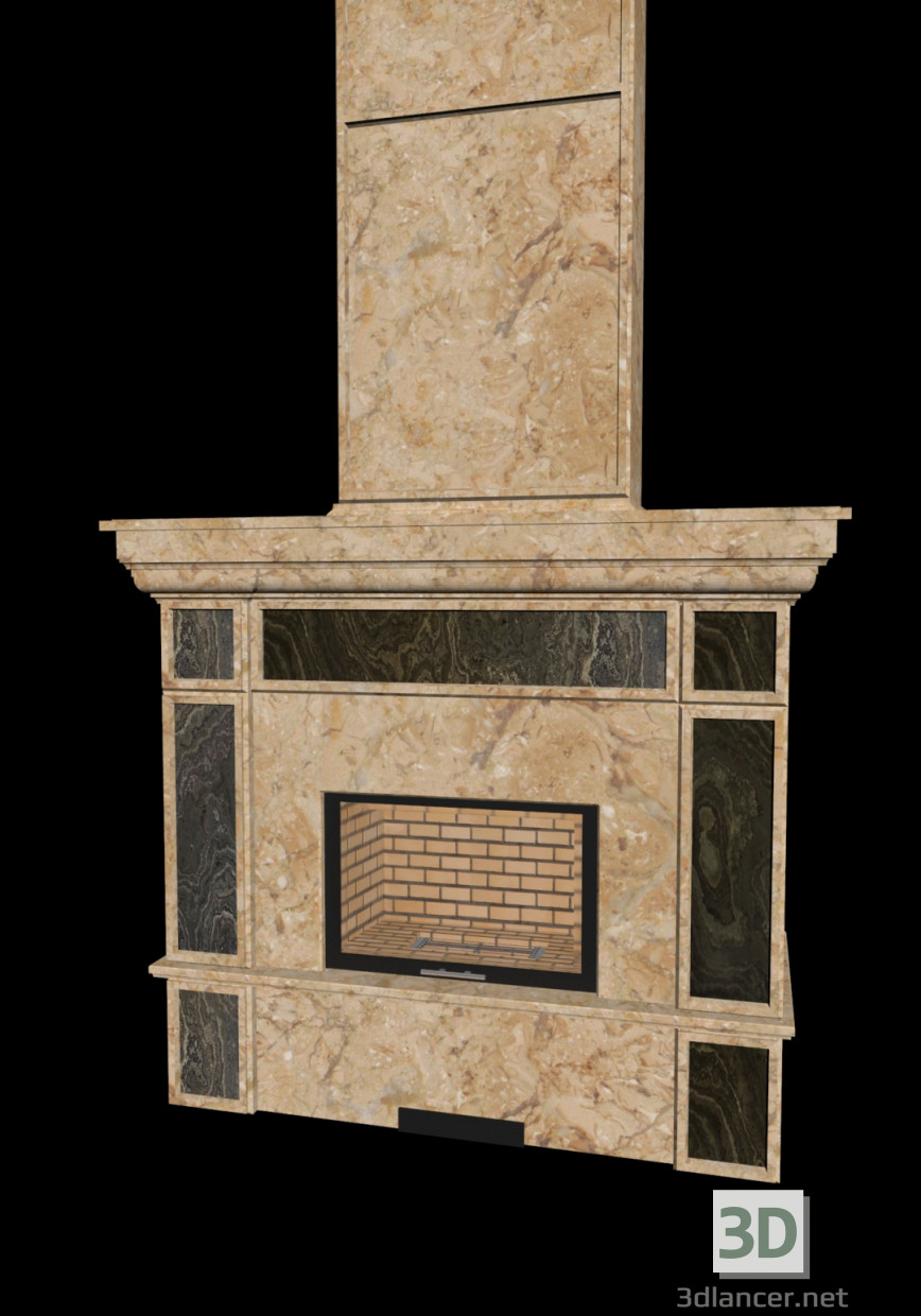 3d model Fireplace Classic - preview