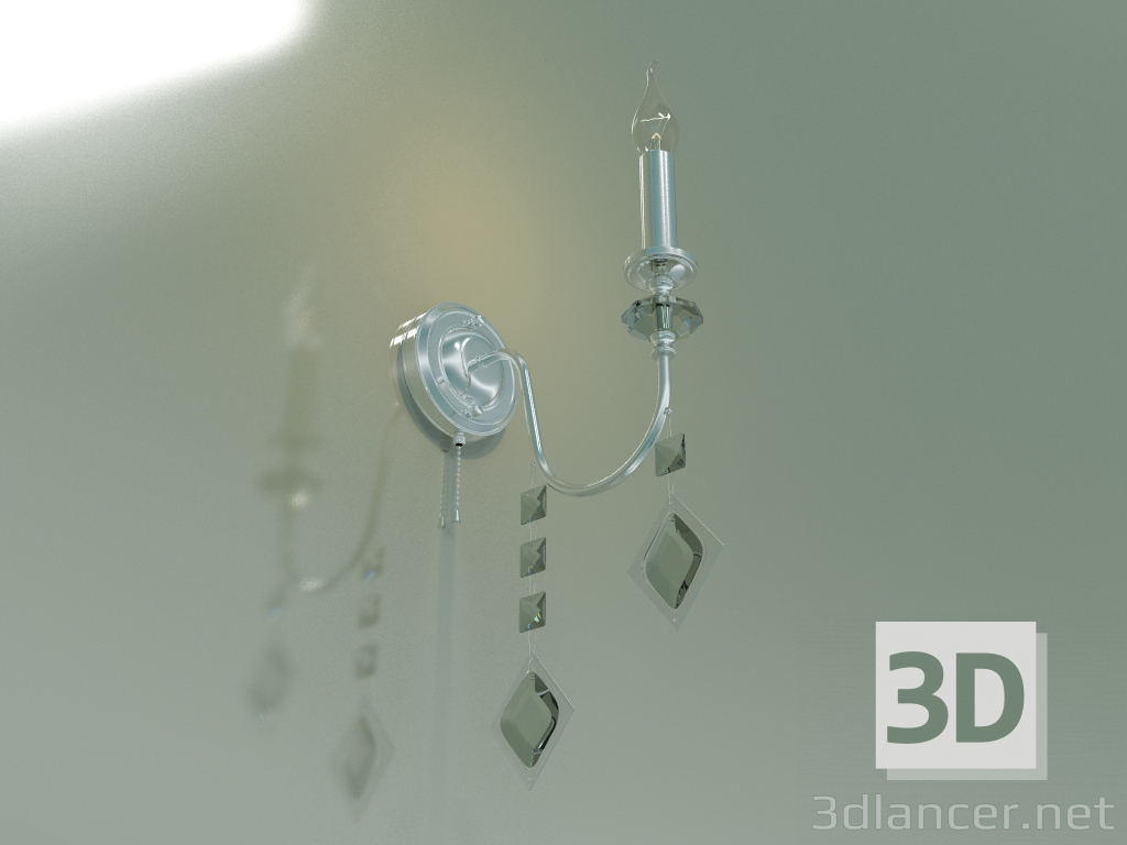 3D modeli Aplik Telao 10110-1 (krom dumanlı kristal) - önizleme