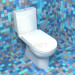 3D Modell Toilette Sanita Luxe Modell weiter - Vorschau