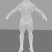 3D modeli vücut geliştirici - önizleme