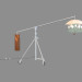 3D modeli Торшер Marie Coquine yer lambası 12L beyaz abajur 2 608 062 - önizleme