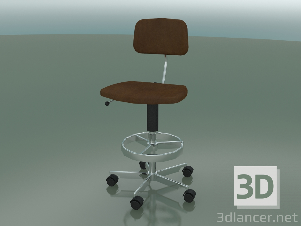 3D modeli Deri Döşemeli Sandalye (2534-С) - önizleme
