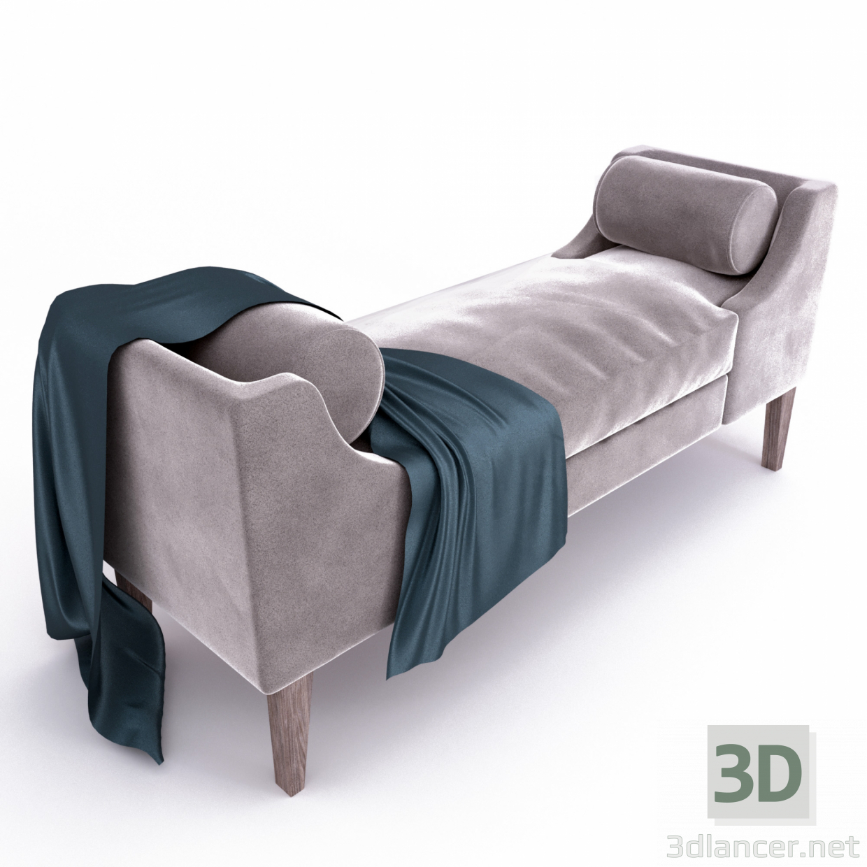 3d Grace bench model buy - render