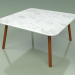 modello 3D Tavolino 011 (Metallo Ruggine, Marmo Carrara) - anteprima