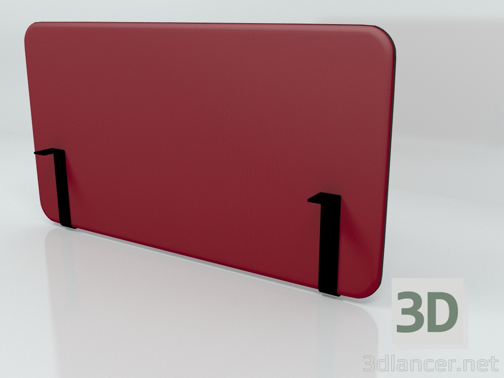 modello 3D Schermo acustico Desk Bench Side Sonic ZUS11 (1200x650) - anteprima