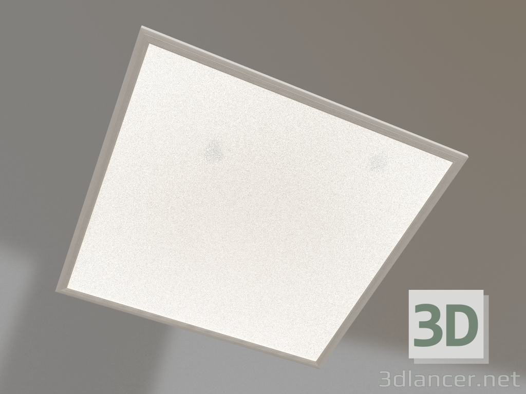3D modeli Lamba DL-TITAN-S600x600-40W Beyaz6000 (WH, 120 derece, 230V) - önizleme