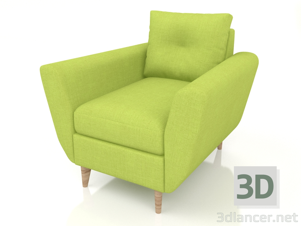 3d модель Хоум кресло – превью