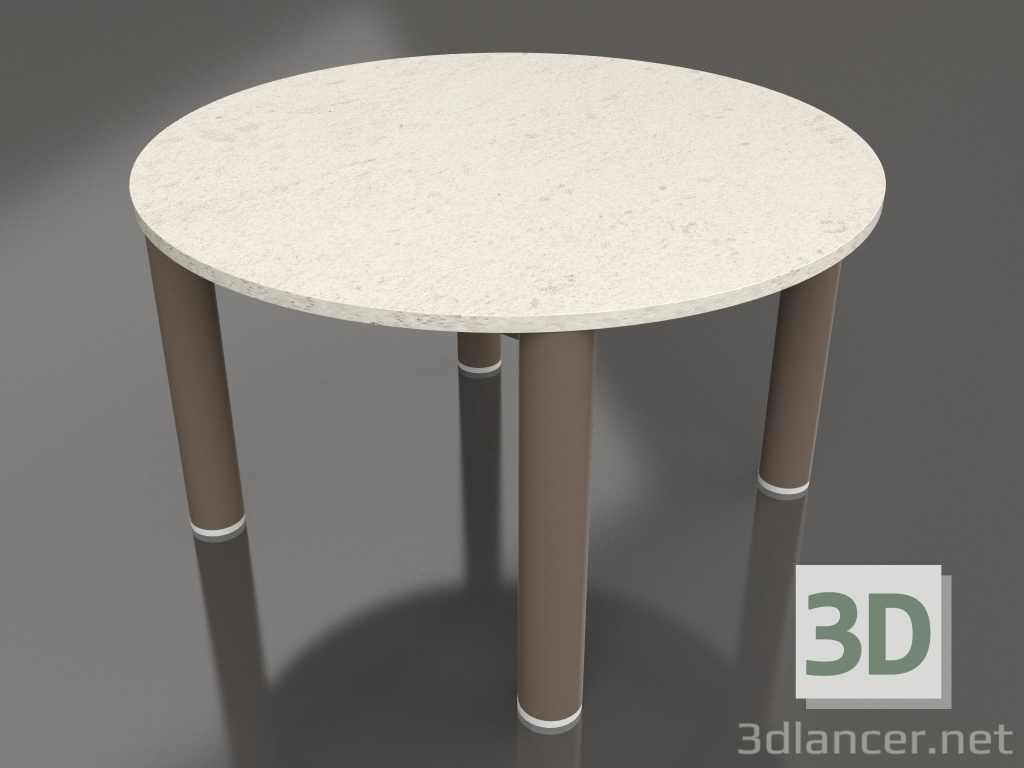 modèle 3D Table basse D 60 (Bronze, DEKTON Danae) - preview