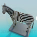 modello 3D Zebra - anteprima