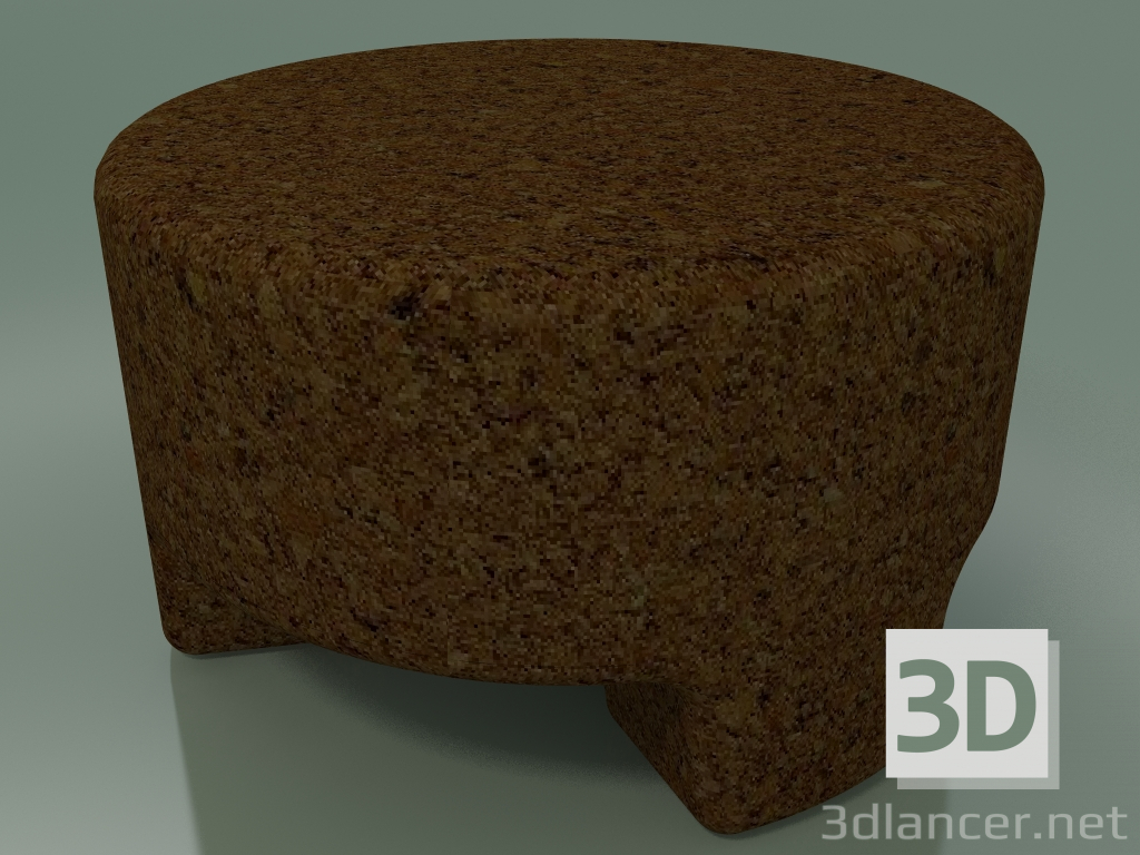 3d model Side table-ottoman made of cork (44) - preview