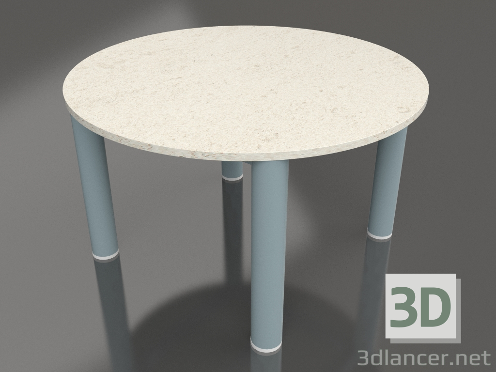 modello 3D Tavolino P 60 (Grigio blu, DEKTON Danae) - anteprima